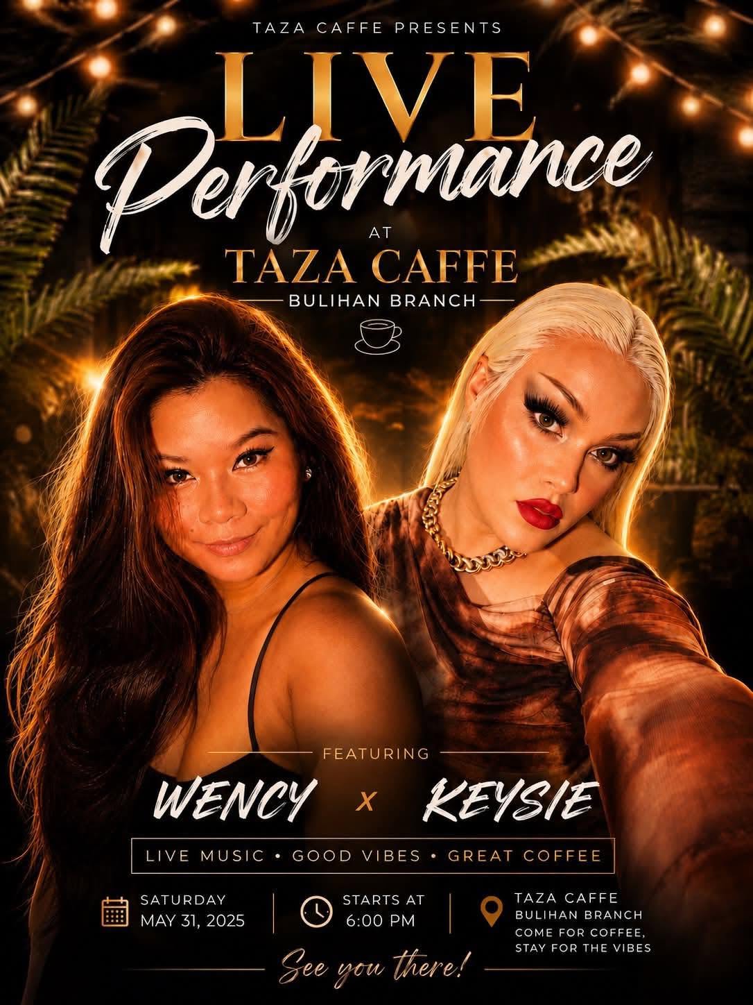 Kyla x Wency Live Performance at Taza Caffe